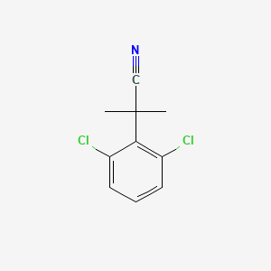 molecular formula C10H9Cl2N B1426997 2-(2,6-Dichlorophenyl)-2-methylpropanenitrile CAS No. 959139-99-2