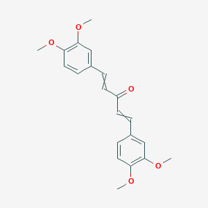 molecular formula C₂₁H₂₂O₅ B014270 1,5-Bis(3,4-dimethoxyphenyl)penta-1,4-dien-3-one CAS No. 38552-39-5
