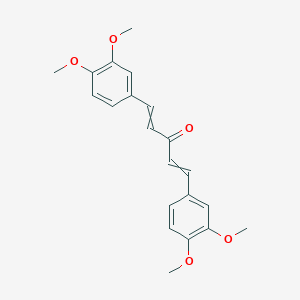 molecular formula C₂₁H₂₂O₅ B014270 1,5-Bis-(3,4-dimethoxyphenyl)-3-pentadienone CAS No. 38552-39-5