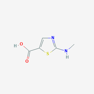 molecular formula C5H6N2O2S B1427013 2-(Methylamino)-1,3-thiazole-5-carboxylic acid CAS No. 1393525-02-4