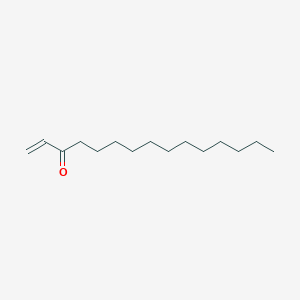 molecular formula C15H28O B14270148 1-Pentadecen-3-one CAS No. 131088-58-9