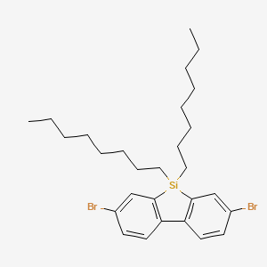 3,7-Dibromo-5,5-dioctyl-5H-dibenzo[b,d]silole