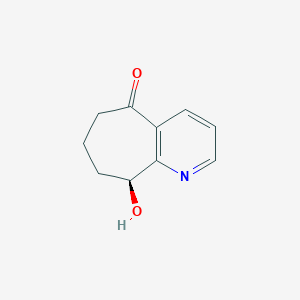 molecular formula C10H11NO2 B1427026 (9S)-9-hydroxy-6,7,8,9-tetrahydrocyclohepta[b]pyridin-5-one CAS No. 1190363-43-9