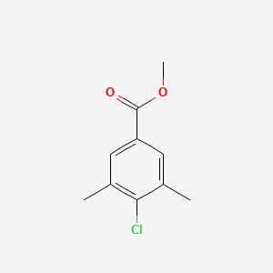 molecular formula C10H11ClO2 B1427030 Methyl 4-chloro-3,5-dimethylbenzoate CAS No. 1192547-87-7