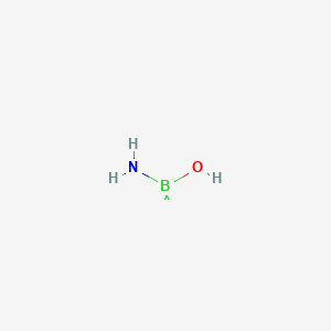molecular formula BH3NO B14270308 Amino(hydroxy)boranyl CAS No. 134271-87-7
