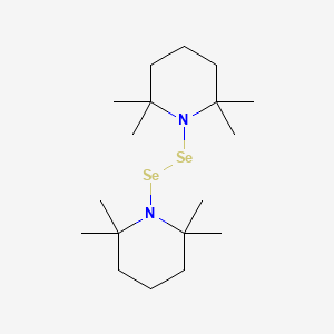 molecular formula C18H36N2Se2 B14270318 Piperidine, 1,1'-diselenobis[2,2,6,6-tetramethyl- CAS No. 158431-84-6
