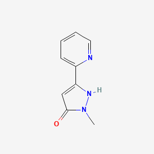 1-methyl-3-(pyridin-2-yl)-1H-pyrazol-5-ol