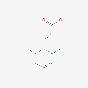 molecular formula C12H20O3 B14270373 Methyl (2,4,6-trimethylcyclohex-3-en-1-yl)methyl carbonate CAS No. 141451-12-9