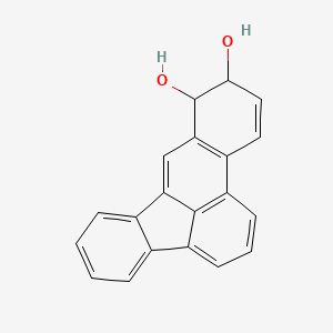 molecular formula C20H14O2 B14270417 Benzo(B)fluoranthene-9,10-dihydrodiol CAS No. 130221-15-7