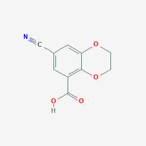7-Cyano-2,3-dihydro-1,4-benzodioxine-5-carboxylic acid