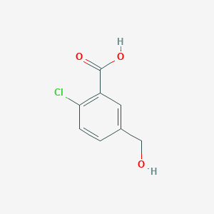 molecular formula C8H7ClO3 B1427052 2-Chloro-5-(hydroxymethyl)benzoic acid CAS No. 90270-93-2