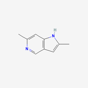 molecular formula C9H10N2 B1427056 2,6-dimethyl-1H-pyrrolo[3,2-c]pyridine CAS No. 1190315-37-7