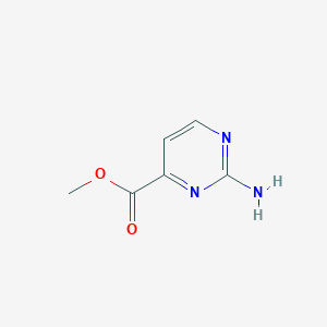 molecular formula C6H7N3O2 B1427063 Methyl 2-aminopyrimidine-4-carboxylate CAS No. 2164-66-1