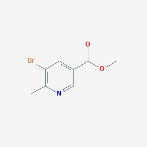 molecular formula C8H8BrNO2 B1427065 Methyl 5-bromo-6-methylnicotinate CAS No. 1174028-22-8