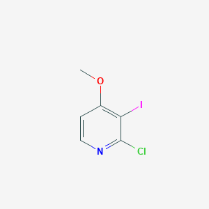 molecular formula C6H5ClINO B1427071 2-Chloro-3-iodo-4-methoxypyridine CAS No. 1163693-01-3