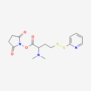 molecular formula C15H19N3O4S2 B1427073 Dimethylamine-SPDB CAS No. 1193111-73-7