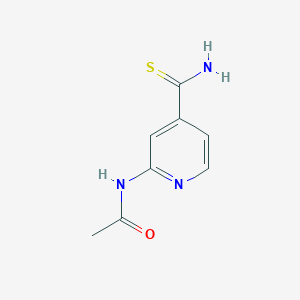 molecular formula C8H9N3OS B1427076 N-(4-carbamothioylpyridin-2-yl)acetamide CAS No. 1239503-32-2
