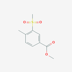 molecular formula C10H12O4S B1427079 Methyl 4-Methyl-3-(methylsulfonyl)benzoate CAS No. 906816-32-8