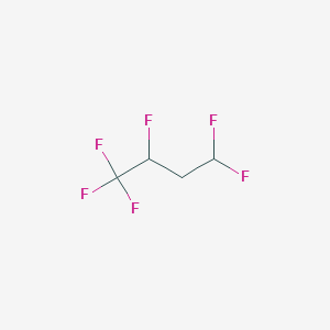 molecular formula C4H4F6 B14270801 1,1,1,2,4,4-Hexafluorobutane CAS No. 158421-88-6