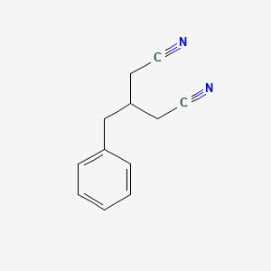 molecular formula C12H12N2 B14270805 3-Benzylpentanedinitrile CAS No. 138145-56-9