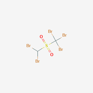 molecular formula C2HBr5O2S B14270821 Tribromo(dibromomethanesulfonyl)methane CAS No. 134767-21-8