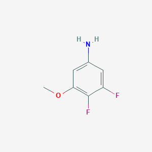 molecular formula C7H7F2NO B1427087 3,4-Difluoro-5-methoxyaniline CAS No. 1195190-12-5