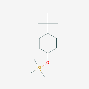 molecular formula C13H28OSi B14270871 Silane, [[4-(1,1-dimethylethyl)cyclohexyl]oxy]trimethyl- CAS No. 167489-85-2
