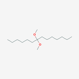 molecular formula C16H34O2 B14270898 7,7-Dimethoxytetradecane CAS No. 133851-81-7