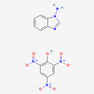 molecular formula C13H10N6O7 B14270955 Benzimidazol-1-amine;2,4,6-trinitrophenol CAS No. 153462-34-1