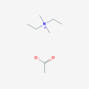 molecular formula C8H19NO2 B14270961 Ethanaminium, N-ethyl-N,N-dimethyl-, acetate CAS No. 173474-19-6