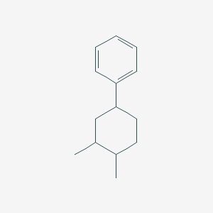 molecular formula C14H20 B14271000 (3,4-Dimethylcyclohexyl)benzene CAS No. 136986-52-2