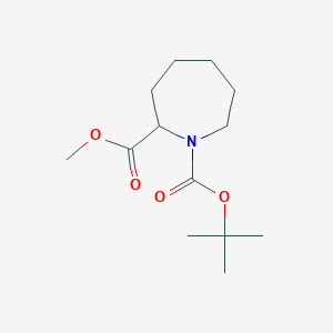 molecular formula C13H23NO4 B1427104 1-叔丁基 2-甲基氮杂环戊烷-1,2-二甲酸酯 CAS No. 1352305-12-4