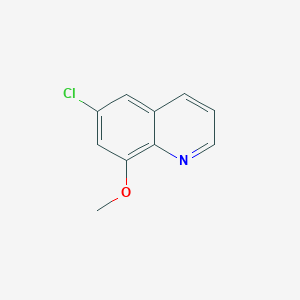 molecular formula C10H8ClNO B1427105 6-Chloro-8-methoxyquinoline CAS No. 1355066-78-2