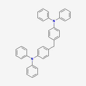 molecular formula C37H30N2 B14271073 N,N'-[Methylenedi(4,1-phenylene)]bis(N-phenylaniline) CAS No. 136482-43-4