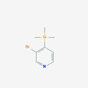 molecular formula C8H12BrNSi B14271079 3-Bromo-4-(trimethylsilyl)pyridine CAS No. 134391-67-6