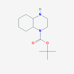 molecular formula C13H24N2O2 B1427108 Tert-butyl octahydroquinoxaline-1(2H)-carboxylate CAS No. 886780-73-0