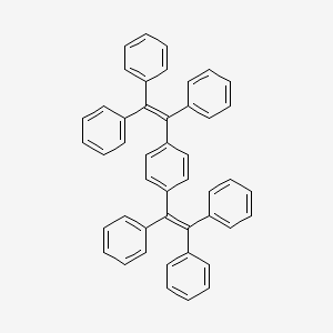 molecular formula C46H34 B14271091 Benzene, 1,4-bis(triphenylethenyl)- CAS No. 134868-89-6
