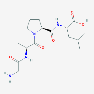 molecular formula C16H28N4O5 B14271149 H-Gly-Ala-Pro-Leu-OH 