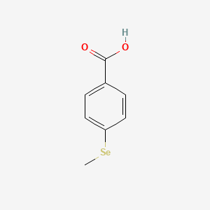 molecular formula C8H8O2Se B14271222 Benzoic acid, 4-(methylseleno)- CAS No. 133706-53-3