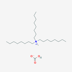 molecular formula C26H55NO3 B14271282 N-Methyl-N,N-dioctyloctan-1-aminium hydrogen carbonate CAS No. 144826-18-6