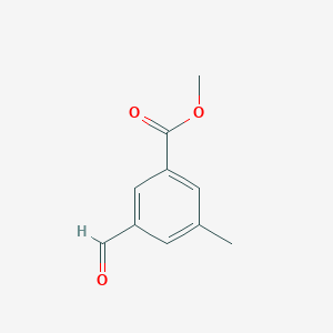 molecular formula C10H10O3 B1427133 Methyl 3-formyl-5-methylbenzoate CAS No. 1205514-72-2