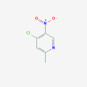 molecular formula C6H5ClN2O2 B1427134 4-Chloro-2-methyl-5-nitropyridine CAS No. 856834-65-6