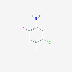 B1427136 5-Chloro-2-iodo-4-methylaniline CAS No. 755031-80-2