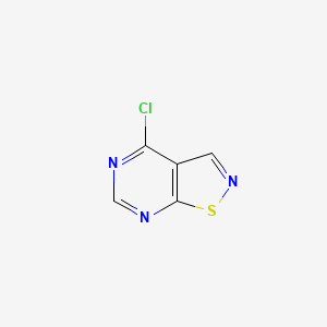 molecular formula C5H2ClN3S B1427139 4-Chloroisothiazolo[5,4-D]pyrimidine CAS No. 1483065-60-6