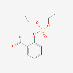 molecular formula C11H15O5P B14271393 Diethyl 2-formylphenyl phosphate CAS No. 129880-21-3