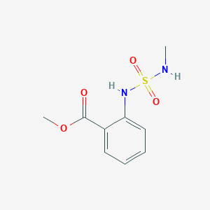 molecular formula C9H12N2O4S B14271409 Methyl 2-[(methylsulfamoyl)amino]benzoate CAS No. 137351-56-5