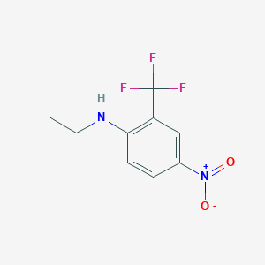 molecular formula C9H9F3N2O2 B1427144 N-乙基-4-硝基-2-(三氟甲基)苯胺 CAS No. 1183678-32-1