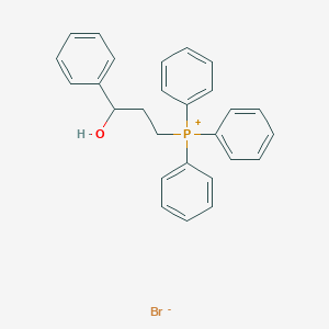 molecular formula C27H26BrOP B14271492 Phosphonium, (3-hydroxy-3-phenylpropyl)triphenyl-, bromide CAS No. 137003-82-8