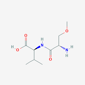 molecular formula C9H18N2O4 B14271500 O-Methyl-L-seryl-L-valine CAS No. 161988-71-2