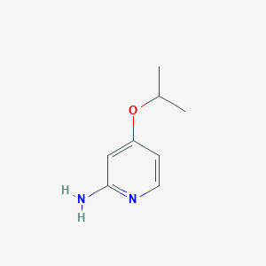 molecular formula C8H12N2O B1427152 4-Isopropoxypyridin-2-amine CAS No. 1314353-62-2